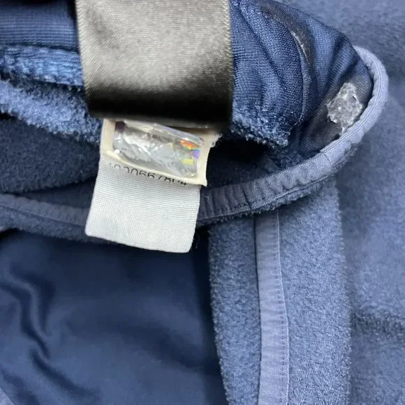 The North Face Womens Canyonland Pullover Hoodie Lrg Blue Thermal Fleece Jacket - Picture 9 of 11